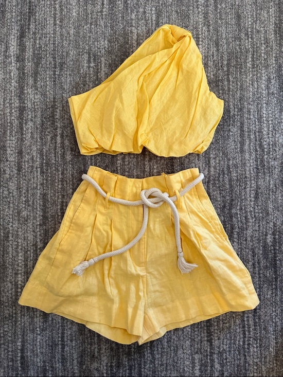 summer away Pants - NEW Summer Away High Waisted Pleated Shorts (Part of Set)